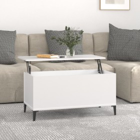 Couchtisch aus weißem Sperrholz, 90 x 44,5 x 45 cm von vidaXL, Couchtisch - Ref: Foro24-819588, Preis: 61,12 €, Rabatt: %