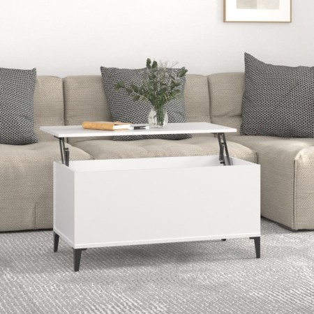 Couchtisch aus weißem Sperrholz, 90 x 44,5 x 45 cm von vidaXL, Couchtisch - Ref: Foro24-819588, Preis: 61,12 €, Rabatt: %