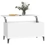 Couchtisch aus weißem Sperrholz, 90 x 44,5 x 45 cm von vidaXL, Couchtisch - Ref: Foro24-819588, Preis: 60,48 €, Rabatt: %