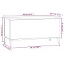 Couchtisch aus weißem Sperrholz, 90 x 44,5 x 45 cm von vidaXL, Couchtisch - Ref: Foro24-819588, Preis: 61,12 €, Rabatt: %