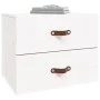 Wand-Nachttisch weiß 50x36x40 cm von vidaXL, Schließfächer und Lagerschränke - Ref: Foro24-820978, Preis: 58,50 €, Rabatt: %