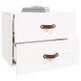 Wand-Nachttisch weiß 50x36x40 cm von vidaXL, Schließfächer und Lagerschränke - Ref: Foro24-820978, Preis: 59,17 €, Rabatt: %