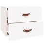 Wand-Nachttisch weiß 50x36x40 cm von vidaXL, Schließfächer und Lagerschränke - Ref: Foro24-820978, Preis: 59,17 €, Rabatt: %