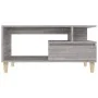 Sonoma gray plywood coffee table 90x49x45 cm by vidaXL, Coffee table - Ref: Foro24-819618, Price: 63,73 €, Discount: %