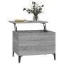 Sonoma-Couchtisch aus grauem Sperrholz, 60 x 44,5 x 45 cm von vidaXL, Couchtisch - Ref: Foro24-819578, Preis: 70,06 €, Rabatt: %