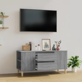 Mueble de TV madera contrachapada gris Sonoma 102x44,5x50 cm de vidaXL, Muebles TV - Ref: Foro24-819602, Precio: 83,48 €, Des...