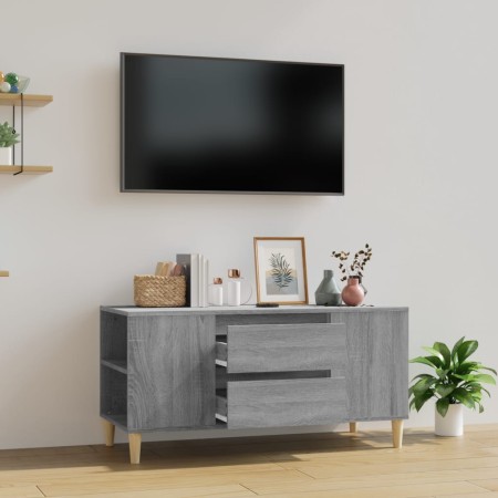 TV-Schrank aus grauem Sonoma-Sperrholz, 102 x 44,5 x 50 cm von vidaXL, TV-Möbel - Ref: Foro24-819602, Preis: 84,48 €, Rabatt: %