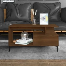 Couchtisch aus braunem Eichensperrholz, 90 x 49 x 45 cm von vidaXL, Couchtisch - Ref: Foro24-819627, Preis: 67,91 €, Rabatt: %