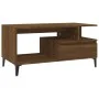 Couchtisch aus braunem Eichensperrholz, 90 x 49 x 45 cm von vidaXL, Couchtisch - Ref: Foro24-819627, Preis: 68,45 €, Rabatt: %