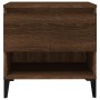 Brown oak plywood side table 50x46x50 cm by vidaXL, Side tables - Ref: Foro24-819562, Price: 55,01 €, Discount: %