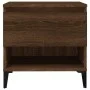 Mesa auxiliar madera contrachapada roble marrón 50x46x50 cm de vidaXL, Mesas auxiliares - Ref: Foro24-819562, Precio: 54,34 €...