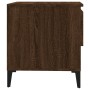 Brown oak plywood side table 50x46x50 cm by vidaXL, Side tables - Ref: Foro24-819562, Price: 55,01 €, Discount: %