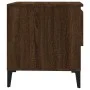 Mesa auxiliar madera contrachapada roble marrón 50x46x50 cm de vidaXL, Mesas auxiliares - Ref: Foro24-819562, Precio: 54,34 €...