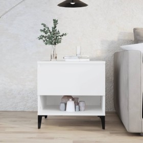 White plywood side table 50x46x50 cm by vidaXL, Side tables - Ref: Foro24-819548, Price: 40,22 €, Discount: %