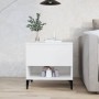 Mesa auxiliar madera contrachapada blanco 50x46x50 cm de vidaXL, Mesas auxiliares - Ref: Foro24-819548, Precio: 47,75 €, Desc...