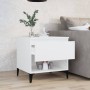 Mesa auxiliar madera contrachapada blanco 50x46x50 cm de vidaXL, Mesas auxiliares - Ref: Foro24-819548, Precio: 47,75 €, Desc...