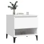 Weißer Beistelltisch aus Sperrholz, 50x46x50 cm von vidaXL, Seitentische - Ref: Foro24-819548, Preis: 40,22 €, Rabatt: %