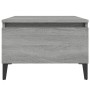 Mesa auxiliar madera contrachapada gris Sonoma 50x46x35 cm de vidaXL, Mesas auxiliares - Ref: Foro24-819528, Precio: 46,20 €,...