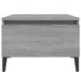 Sonoma gray plywood side table 50x46x35 cm by vidaXL, Side tables - Ref: Foro24-819528, Price: 45,64 €, Discount: %