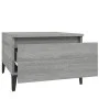 Sonoma gray plywood side table 50x46x35 cm by vidaXL, Side tables - Ref: Foro24-819528, Price: 45,64 €, Discount: %