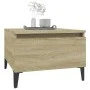 Mesas auxiliares 2 uds madera roble Sonoma 50x46x35 cm de vidaXL, Mesas auxiliares - Ref: Foro24-819523, Precio: 57,29 €, Des...