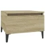 Mesas auxiliares 2 uds madera roble Sonoma 50x46x35 cm de vidaXL, Mesas auxiliares - Ref: Foro24-819523, Precio: 57,29 €, Des...