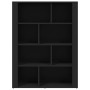Aparador de madera contrachapada negro 80x30x106 cm de vidaXL, Aparadores - Ref: Foro24-819493, Precio: 73,71 €, Descuento: %