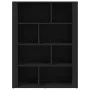 Schwarzes Sperrholz-Sideboard 80x30x106 cm von vidaXL, Sideboards - Ref: Foro24-819493, Preis: 76,33 €, Rabatt: %