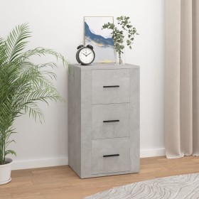 Betongraues Sperrholz-Sideboard 40x33x70 cm von vidaXL, Sideboards - Ref: Foro24-819424, Preis: 61,18 €, Rabatt: %