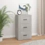 Aparador de madera contrachapada gris hormigón 40x33x70 cm de vidaXL, Aparadores - Ref: Foro24-819424, Precio: 60,40 €, Descu...