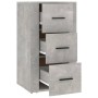 Betongraues Sperrholz-Sideboard 40x33x70 cm von vidaXL, Sideboards - Ref: Foro24-819424, Preis: 61,18 €, Rabatt: %