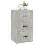 Betongraues Sperrholz-Sideboard 40x33x70 cm von vidaXL, Sideboards - Ref: Foro24-819424, Preis: 61,18 €, Rabatt: %