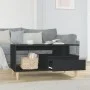 Black plywood coffee table 90x49x45 cm by vidaXL, Coffee table - Ref: Foro24-819613, Price: 59,98 €, Discount: %