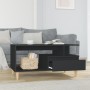Mesa de centro madera contrachapada negro 90x49x45 cm de vidaXL, Mesas de centro - Ref: Foro24-819613, Precio: 60,55 €, Descu...