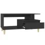 Black plywood coffee table 90x49x45 cm by vidaXL, Coffee table - Ref: Foro24-819613, Price: 59,98 €, Discount: %