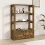 Sideboard aus geräuchertem Eichensperrholz, 80 x 30 x 119,5 cm von vidaXL, Sideboards - Ref: Foro24-819473, Preis: 78,87 €, R...