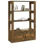 Sideboard aus geräuchertem Eichensperrholz, 80 x 30 x 119,5 cm von vidaXL, Sideboards - Ref: Foro24-819473, Preis: 78,87 €, R...