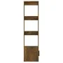 Aparador madera contrachapada roble ahumado 80x30x119,5 cm de vidaXL, Aparadores - Ref: Foro24-819473, Precio: 78,87 €, Descu...