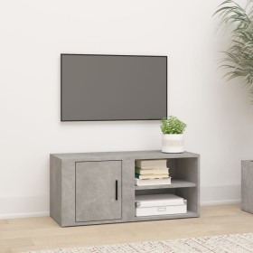 Mueble para TV madera contrachapada gris hormigón 80x31,5x36 cm de vidaXL, Muebles TV - Ref: Foro24-819444, Precio: 41,32 €, ...