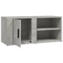 Mueble para TV madera contrachapada gris hormigón 80x31,5x36 cm de vidaXL, Muebles TV - Ref: Foro24-819444, Precio: 41,32 €