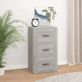 Sonoma gray plywood sideboard 40x33x70 cm by vidaXL, Sideboards - Ref: Foro24-819426, Price: 67,40 €, Discount: %