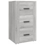 Aparador de madera contrachapada gris Sonoma 40x33x70 cm de vidaXL, Aparadores - Ref: Foro24-819426, Precio: 68,15 €, Descuen...