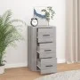 Sonoma graues Sperrholz-Sideboard 40x33x70 cm von vidaXL, Sideboards - Ref: Foro24-819426, Preis: 67,40 €, Rabatt: %