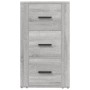 Aparador de madera contrachapada gris Sonoma 40x33x70 cm de vidaXL, Aparadores - Ref: Foro24-819426, Precio: 68,15 €, Descuen...