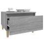 Beistelltische 2 Stück Sonoma grau Sperrholz 50x46x35 cm von vidaXL, Seitentische - Ref: Foro24-819513, Preis: 66,05 €, Rabat...