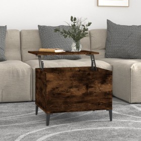 Couchtisch aus geräuchertem Eichensperrholz, 60 x 44,5 x 45 cm von vidaXL, Couchtisch - Ref: Foro24-819577, Preis: 64,24 €, R...