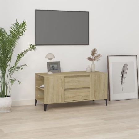 TV-Schrank aus Sonoma-Eichensperrholz, 102 x 44,5 x 50 cm von vidaXL, TV-Möbel - Ref: Foro24-819607, Preis: 83,60 €, Rabatt: %