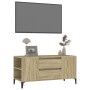 TV-Schrank aus Sonoma-Eichensperrholz, 102 x 44,5 x 50 cm von vidaXL, TV-Möbel - Ref: Foro24-819607, Preis: 83,60 €, Rabatt: %