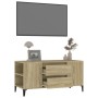 TV-Schrank aus Sonoma-Eichensperrholz, 102 x 44,5 x 50 cm von vidaXL, TV-Möbel - Ref: Foro24-819607, Preis: 83,60 €, Rabatt: %