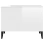 Glossy white plywood coffee table 60x44.5x45 cm by vidaXL, Coffee table - Ref: Foro24-819574, Price: 62,59 €, Discount: %